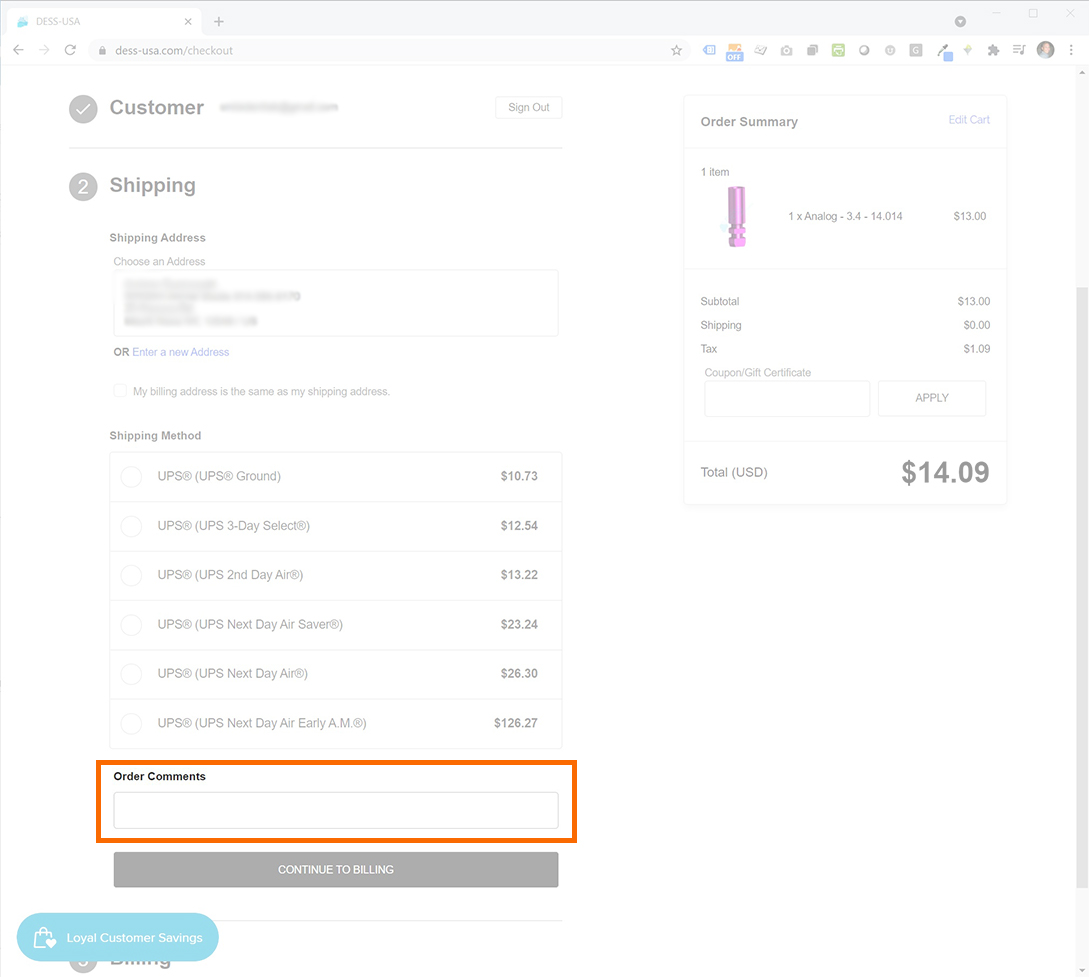 How do I add order notes or my Purchase Order (PO) number? – The DESS ...